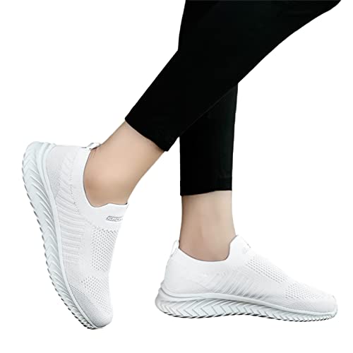 Zapatillas slip-on de mujer en malla transpirable para caminar cómoda este verano 2
