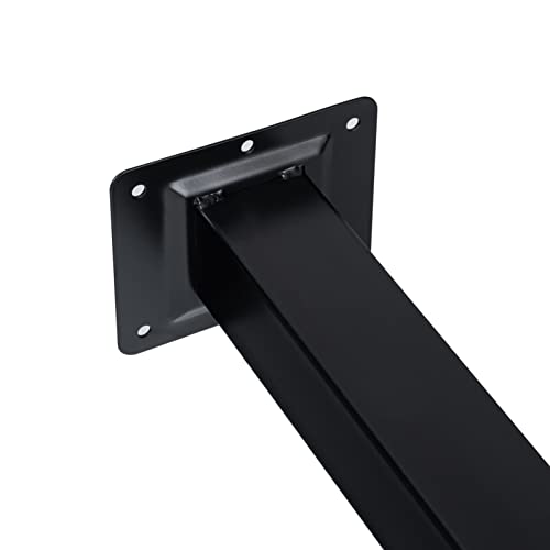 Lcsdlhlsy 16 Inch Adjustable Square Metal Furniture Legs, Casual Dining Table,Coffee Table Leg,End Table Leg, Furniture Leg Set, Set Of 4 (Black). #TOP2