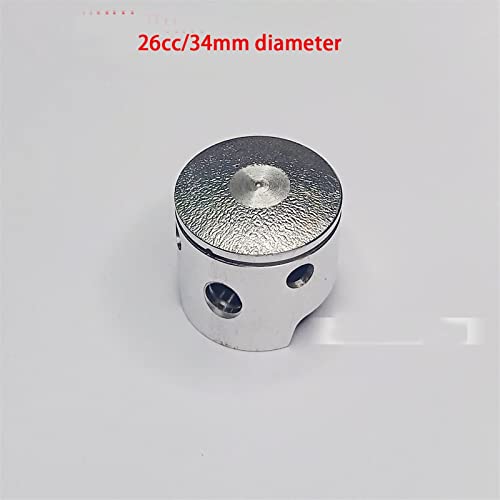 Grojos 26-30Cc 34Mm/36Mm Inline Gasoline Engine Piston Accessories For Diy Rc Boat Model Fit Rcmk Rc Boat Accessories ( Color : 26Cc 34Mm ) #TOP3