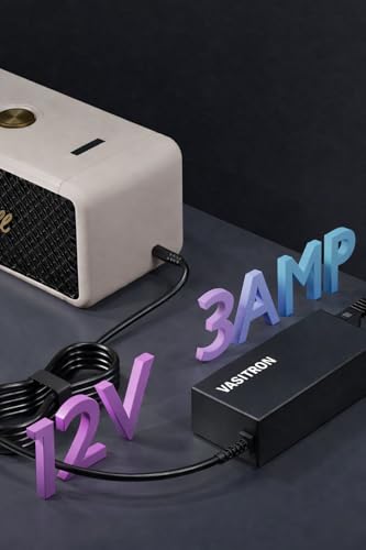 Image of 12V 3Amp DC Power Supply Adapter, Table Top 12 Volt 3A SMPS for CCTV Camera, LCD Monitor, TV, LED Strip Light, DVR, NVR, Setup Box Broadband, Routers for Home & Commercial Security Systems