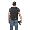 Lowepro ProTactic BP 450 AW 2 Pro 25L Comfortable Recycled and Solution-Dyed Fabrics Modular Backpack with CradleFit Pocket, All Weather Cover, and Utility Waist Belt (Black)