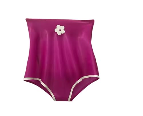 Culottes en latex fétichistes taille haute et shorts triangles noirs
