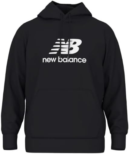 Men's Sport Essentials French Terry Logo Hoodie, Black, Large