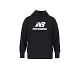 New Balance Men's Sport Essentials French Terry Logo Hoodie, Black, X-Large