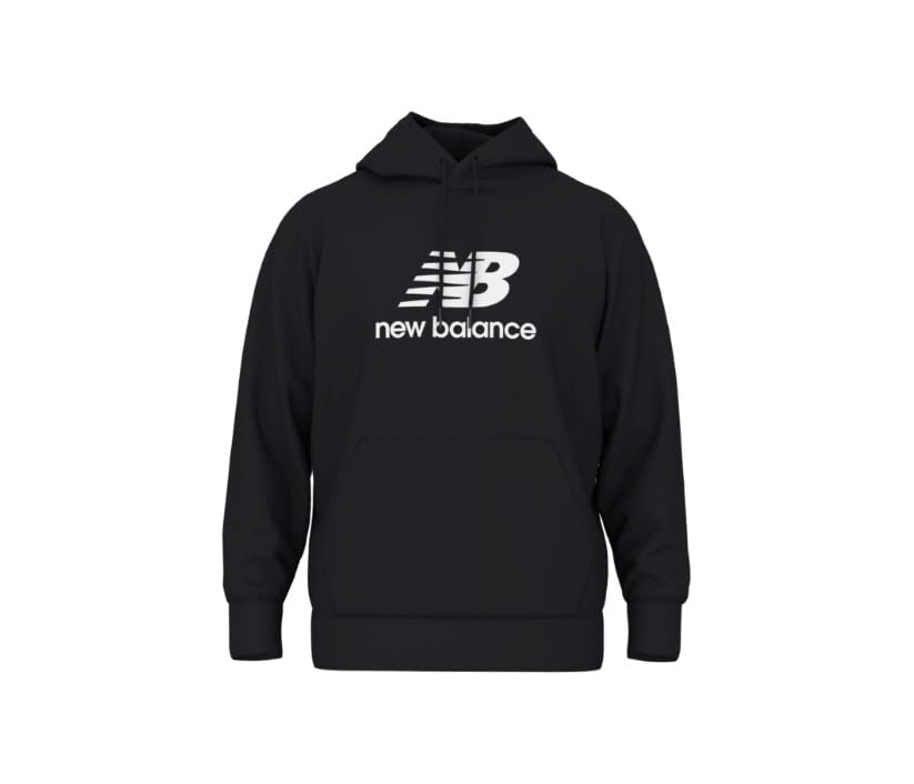 Men's Sport Essentials French Terry Logo Hoodie, Black, Large