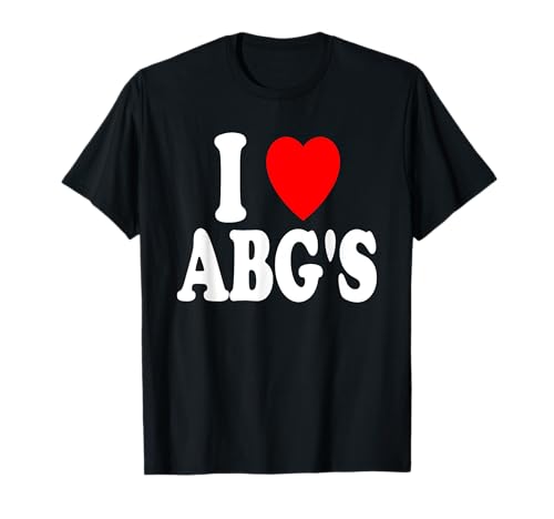 I Heart (Love) ABG Boba Baddies Bubble Tea para chicas asiáticas de ABG Camiseta