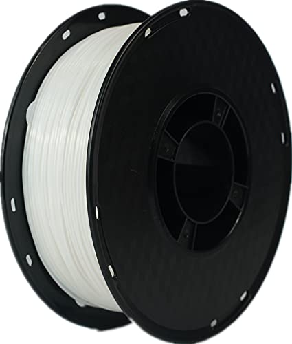 Image of RANKI TPU Filament 1.75 mm Flexible TPU, 3D Printer Filament, Dimensional Accuracy + /- 0.05 mm, 98A,1kg Spool,White