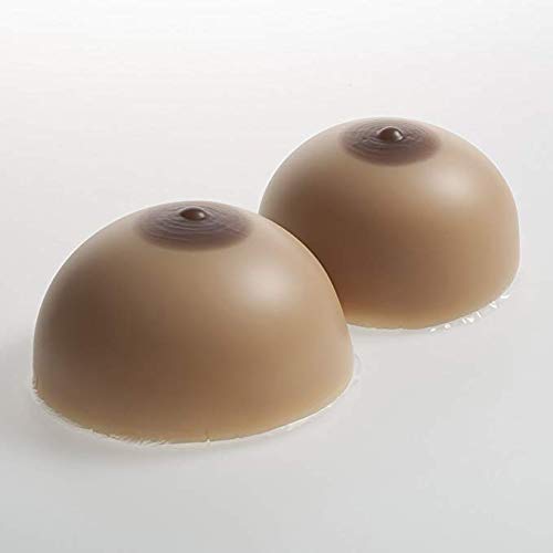 Simulation ronde de faux seins anti-irritations avec intercalaire protecteur de torse 11XL