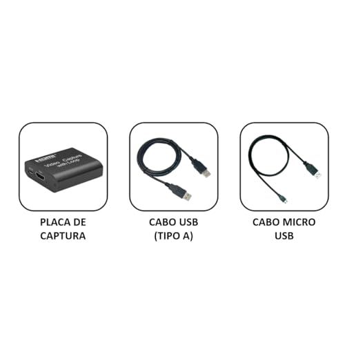 Ejz Placa De Captura Video 4k Hdmi 1080 Alta Definição Usb