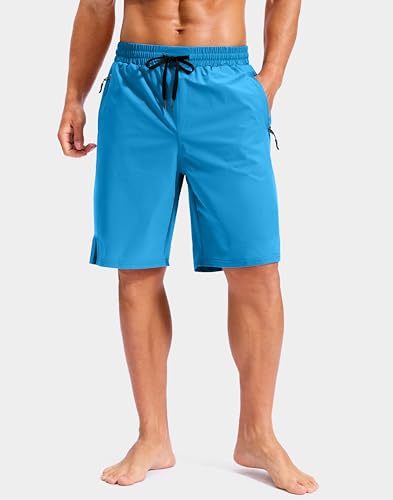 Image of G Gradual Mens Swim Trunks with Compression Liner 7 inch /9'' Quick Dry Board Shorts Swimsuit Bathing Suit for Men Zipper Pockets