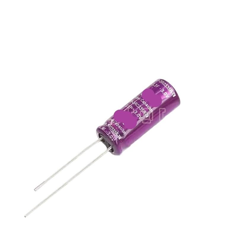 TSIOHKBS 1PCS 3.0V Capacitor 3V Capacitor 1F 1.5F 2F 3.3F 4F 5F 7F 10F 15F 18F 20F 30F 50F 60F 100F 120F (3.3F 8X20X3.5MM)