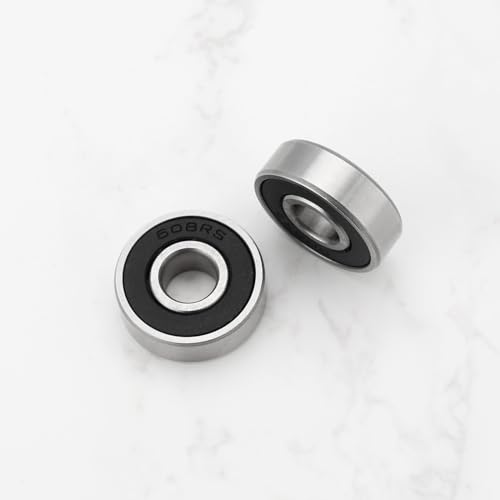 SING F LTD 8 peças 608-2RS rolamentos de skate de cerâmica de aço inoxidável blindado de alta veloci