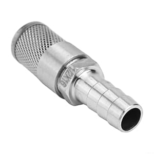 Zilimontt Schlauchstutzenfilter Edelstahl 304, 16 mm