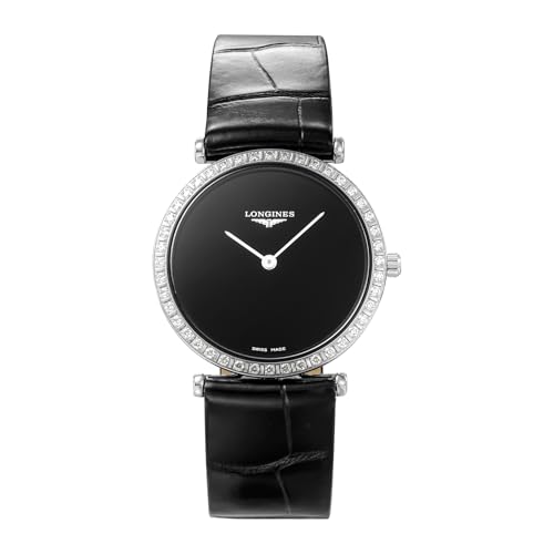 [LONGINES(�����W��)] �O�����N���V�b�N �E�H�b�` �N�H�[�c 3�C���h�� �T�t�@�C�A�K���X �u���b�N������ L4.523.0.50.2 ���f�B�[�X [���s�A���i]