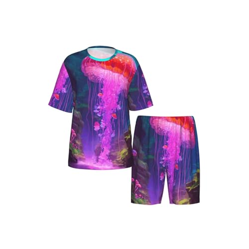 Pyjama élégant à imprimé champignon magique : douceur et originalité - 4