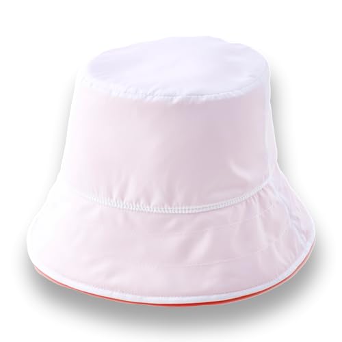 [Unplug]サウナハット 大きめ 裏地メッシュ メンズ レディース 洗える 速乾 BUCKET HAT バケットハット スノーホワイト 1枚目