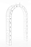 CREA ESPACIO PARA TUS PLANTAS: Este exclusivo arco de flores de hierro resistente le da a su jardín o terraza un estilo particular. El arco es la ayuda ideal para todas las plantas de vid como Hiedra, rosas, clemátides y muchas más.