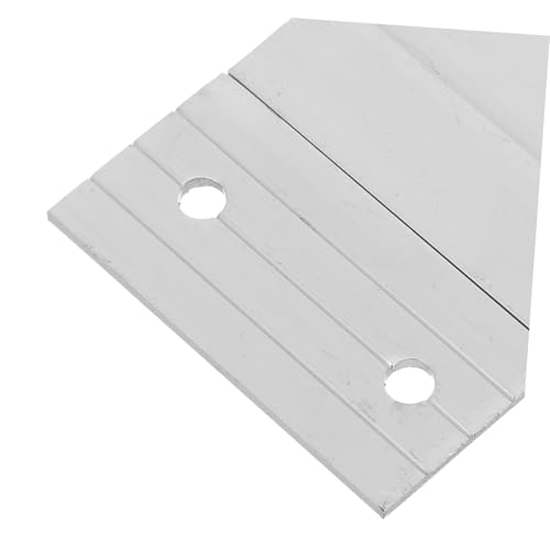 Image of VILLCASE 2set Metal French Cleat Picture Hanger Z-Shaped Interlocking Brackets for Wall Mounting Art Frames Mirrors Panels Heavy Duty Hanging Hardware for Versatile Decor