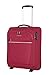 travelite 2-Rad Handgepäck Koffer mit Schloss erfüllt IATA Bordgepäck Maß, Gepäck Serie CABIN: Kompakter Weichgepäck Trolley, 090237-17, 52 cm, 39 Liter, beere (fuchsia/pink)