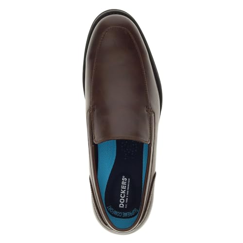 DOCKERS Mens Eton Dress Loafer Slip On Shoe, Chestnut, 9.5 Medium - image 2