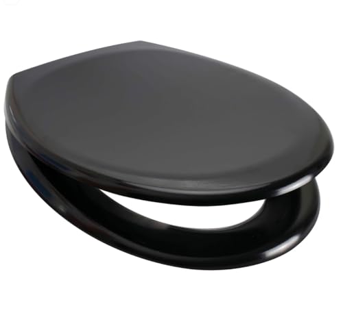 Euroshowers Rainbow Soft Close Toilet Seat (Black)