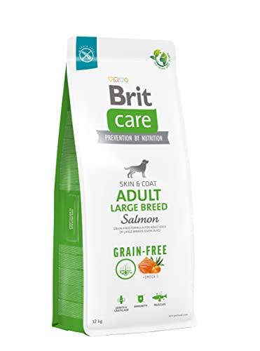 Brit Dry Dog Food Care Getreidefrei für Erwachsene, Lachs mit Potatoes, 12 kg