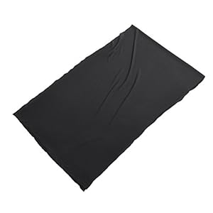 Luidsprekergaasdoek, 1,7 * 0,5 m/67 * 20 in stereoluidsprekerweefsel Grilldoek Stofdichte beschermhoes voor grote klankkast, podiumklankkast, KTV-box(Zwart)