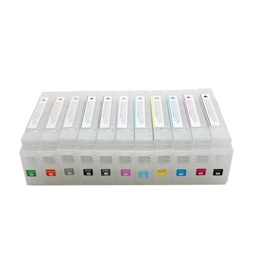 Image of 350ML 11Color T8041 - T804B T804 Refill Ink Cartridge With Resettable Chip,Compatible For Epson SureColor P6000 P7000 P8000 P9000 Printer