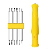 Magnetisches Schraubendreher-Bit-Set 6-teilig für den präzisen Einsatz in verschiedenen Kopftypen für Reparaturen von Kleingeräten