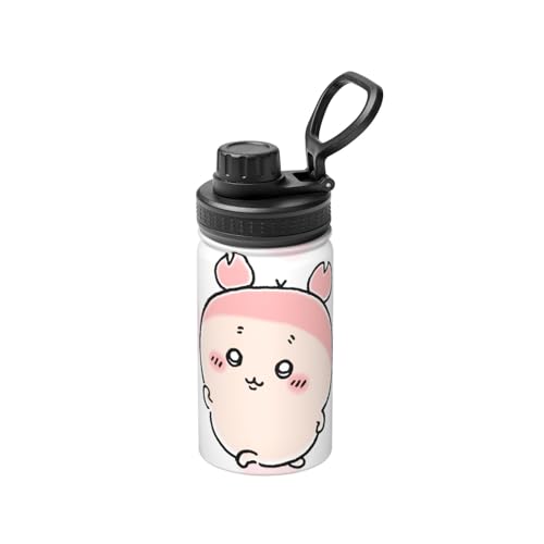 ステンレスカップ ちいかわ カニちゃん コーヒーカップ 大容量 保温 保冷 直飲み 真空断熱 蓋付き 水筒 マグボトル かわいい キャラクター 車載 持ち運びやすい ビール 家庭用 車用 オフィス プレゼント 350ml