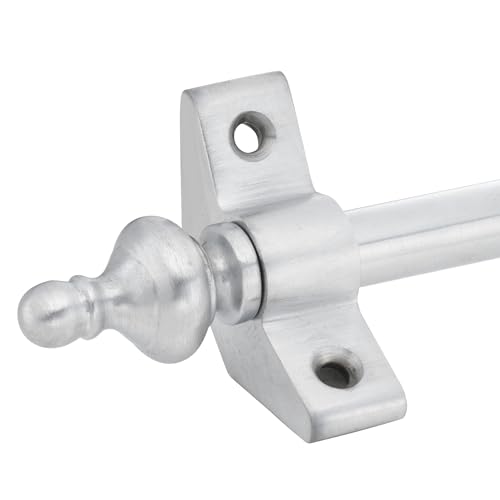 AMSKA INTERNATIONAL Set of 13, Stair Carpet Rods, Urn Finial, Satin Chrome, Suitable for Carpet Runners Up to 70 Centimetre Wide Or Narrow (Satin Chrome)