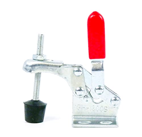 INGDAUM® Morsetto a leva a ginocchiera 1 pezzo GH-13009, verticale, forza di tenuta 30 kg (1, GH-13009)