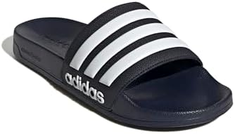 adidas Unisex Adilette Shower Slides Sandal, Legend Ink/White/Legend Ink, 10 US Men - 5