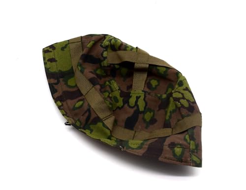 CLAYHU WWII German Fallschirmjager Paratrooper M38 Helmet Cover Fall Oak Camo Color Replica