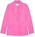 The Drop Women's Blake Long Blazer, Rose Pink, Large