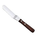NEUE HOHE QUALITÄT：Die Klinge ist aus 100% lebensmittelechtem Edelstahl gefertigt, so robust und haltbar, niemals verbogen oder rosten. Sie verdienen den hochwertigen Edelstahl-Kuchen-Zuckerglasur-Spachtel für Ihr Backen
