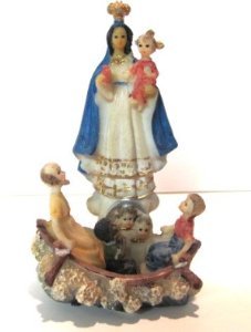 Imagen Bendita Por Su Santidad Our Lady of Charity Caridad Del Cobre Patrona De Cuba Cachita B-36 Small - 6 Inches