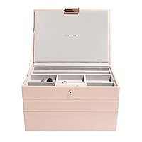 Stackers Pebble Grey Classic Jewellery Box - Set Of 4 (with