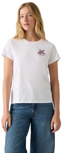 The Perfect Tee Vicki Floral Bw Embroide