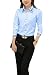 Taiduosheng Womens Basic Long Sleeve Slim Button Down Collared Shirts OL Work Shirts M