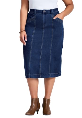 Women's Plus Size Taylah Denim Skirt