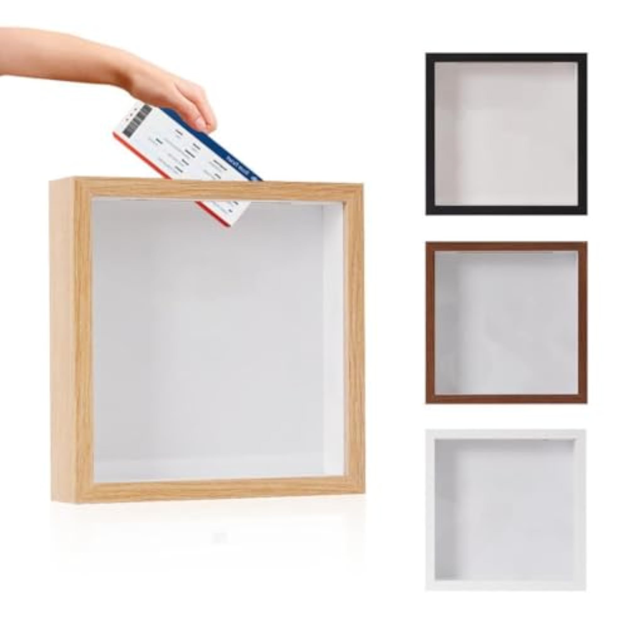 Stylish Shadow Box Frame for Medals and Tickets