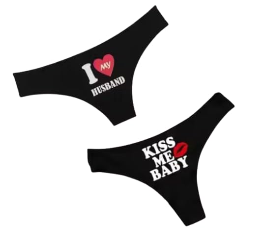 RAAHA Collection Women's Black Bikini Panties with Love My Hubby and Kiss Me Now Printed, Pack of 2-picture-49