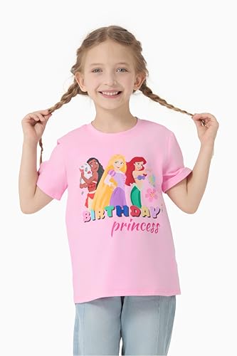 Image of Disney Kids Birthday Shirts 2-9Y, Cute Graphic Tees, Birthday Party Outfit | Disney Officially Licensed, Birthday Girl & Boy T-Shirts, Special Day Outfit, Favorite Character Gift, Soft & Comfortable
