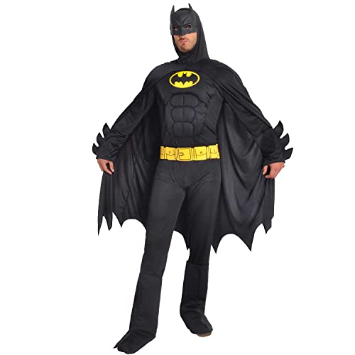 Krause & Sohn Disfraz de Batman para hombre (talla L-XL), diseño de murciélago, color negro