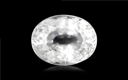 Saphir blanc naturel corindon pierre précieuse de 5 carats non chauffée - 2