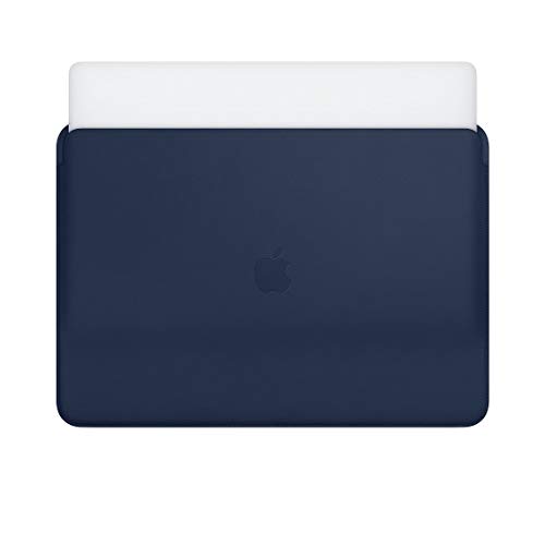 Image of Apple Leather Sleeve (for 15-inch MacBook Pro) - Midnight Blue