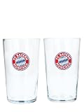 FC Bayern München Fanglas 2er Set I Fußball I Gläserset I Wassergläser