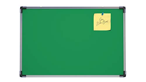 Image of Nechams Hexa Lite Series Fabric Notice Pin-Up Soft Board /Bulletin Board for Office, School, College, Institution and Home ect. Size: 1.5 feet x 2feet / 45 cm x 60 cm (Green Color)