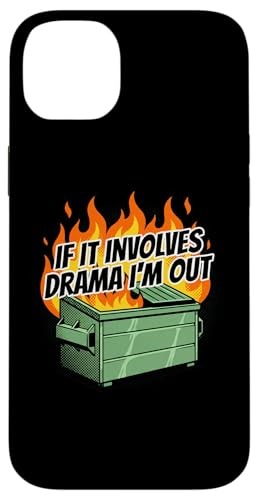 It Involves Drama ImOut Quote Anti-Drama ���[���A �X�}�z�P�[�X iPhone 14 Plus �p